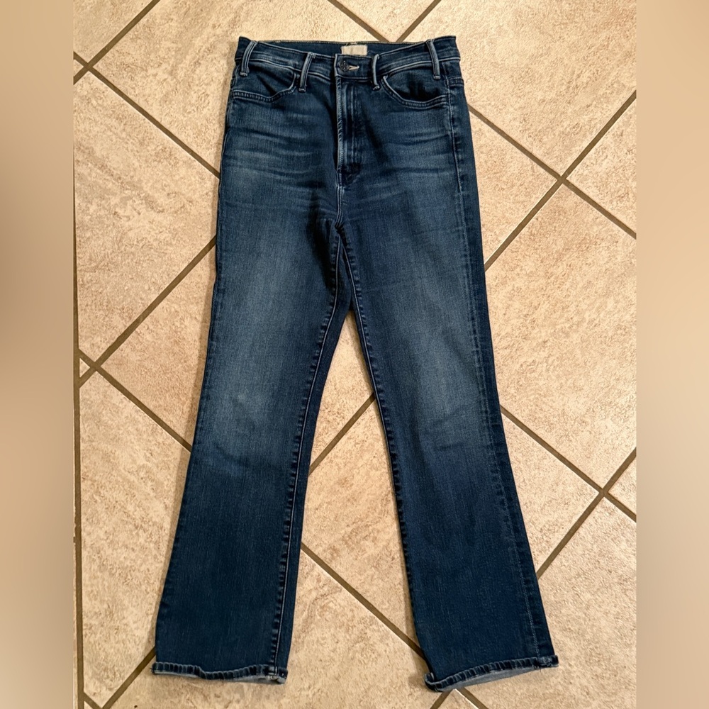 MOTHER Dark Blue HustlerJeans